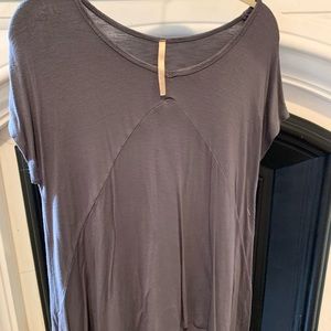 Blue/grey short sleeve shirt